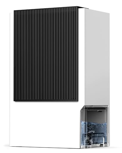 EasyAcc Luftentfeuchter mit Trockner 3L/Tag, Luftentfeuchter Elektrisch Tragbar Leise Effizienter Adsorptionsluftentfeuchter 30dB/24H/Wasserleitung für Wohnzimmer Badezimmer Keller(30m²) von EasyAcc