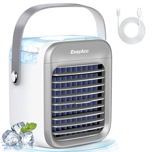 EasyAcc Mobile Klimageräte,Mini klimaanlage Tischventilatoren Luftkühler 300ML Wasser EIS können hinzugefügt Werden 7-LED-Licht Kleiner persönlichem Schreibtischlüfter Büro Hause EasyAcc Mobile Klimageräte,Mini klimaanlage Tischventilatoren Luftkühler 300ML Wasser EIS können hinzugefügt Werden 7-LED-Licht Kleiner persönlichem Schreibtischlüfter Büro Hause von EasyAcc