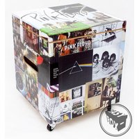 Große Cd-Vinyl-Lp-Hardware-Aufbewahrungsbox Aus Mdf Mit Rollen Pink Floyd von EasyBoxArt