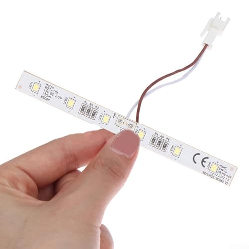 1 x LED-Kühlschrank-Lichtleiste für Ouma Kühlschrank W27–105 Kühlschrank, LED-Lichtleiste, Kühlschrank-Beleuchtungsleiste, 12 x 1 cm von EasyByMall