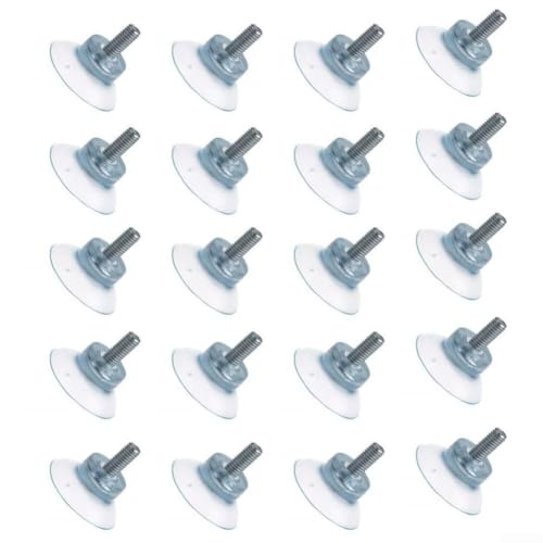 12 x Gummisaugnäpfe für Glas-Tischplatte, Mehrzweck-Pads für Heimdekoration und Organisation von Projekten von EasyByMall