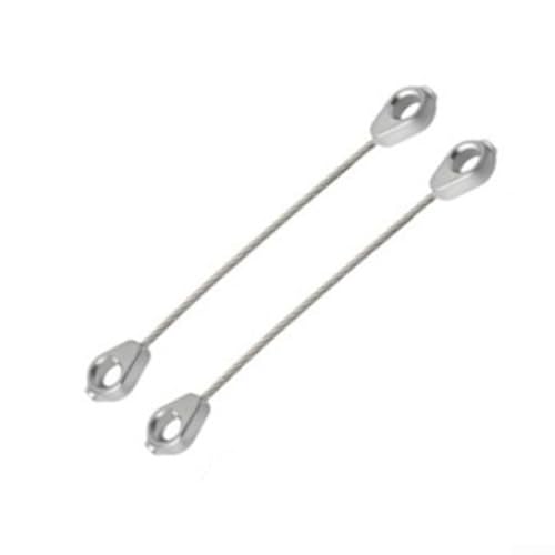 24 Stück Ersatz-Bremskabel für Deck Lift on für RZT17 RZT22 RZT42 RZT50 Rasenmähermodelle mit 14 cm Kabellänge und 3/8 Zoll Befestigungslöchern (2 Stück) von EasyByMall