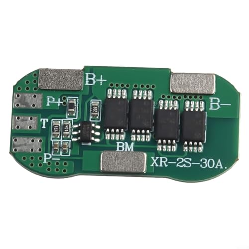 2S 7 4V Li ion Akku PCM Schutzplatine PCB mit 6A/10A Dauerstrom und 15A/30A Spitzenüberladungsschutz für Zellladung (10A) von EasyByMall