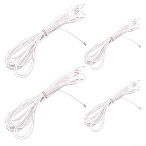 4-teiliges Spanngurt-Ersatz-Set für Gartenstühle, leicht und tragbar für einfache Lagerung und Verwendung (weiß) von EasyByMall