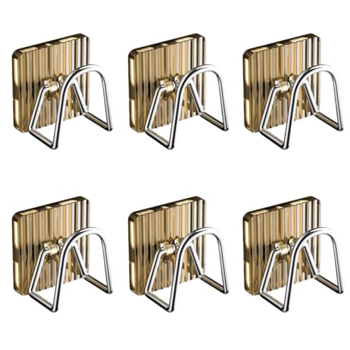 6 x Wandhaken, Schwammhalter für Küchenspüle und Badezimmer, Trockengestell () von EasyByMall