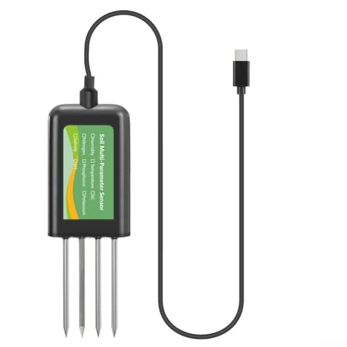 8-in-1 USB-Bodensensor, 128 x 46 mm, wasserdichtes Design, USB-Bodentester kann für Android und Hongmeng Systeme angeschlossen werden von EasyByMall