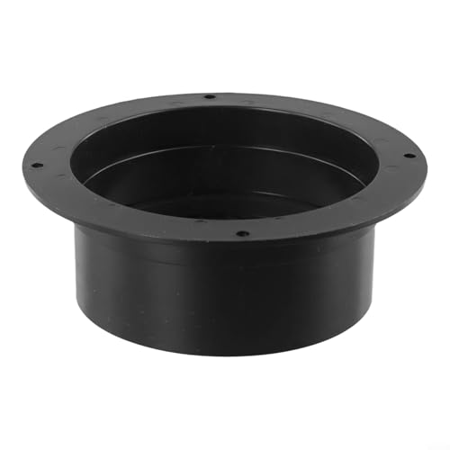 ABS-Flanschverbinder für gerade Rohr-Lüftungssysteme, geruchloses Material (110 mm) von EasyByMall