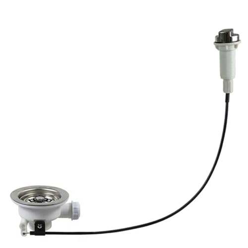 Abflusssieb, Abflusssieb, Abflusssieb, Abflusssieb, Kabelsteuerung für Küchenspüle, Verstopfung (114 mm) von EasyByMall