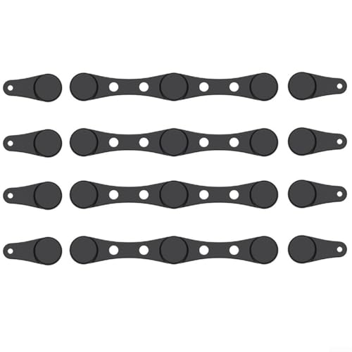 Air Fryer Baking Paper Magnets, Air Fryer Magnetic Silicone Buckle Paper Burns For Fixing Baking Paper (Black) von EasyByMall