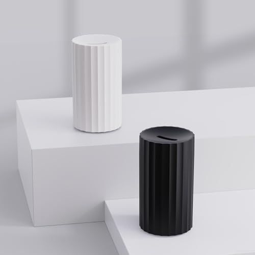 Auto-Diffusor für ätherische Öle, 100 ml, Luftbefeuchter mit buntem LED-Licht für Aromatherapie in Ihrem Fahrzeug (schwarz) von EasyByMall