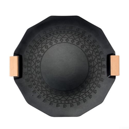 Bereiten Sie köstliche Mahlzeiten im Freien mit dieser nicht koreanischen Grillpfanne (40 cm weiß) von EasyByMall