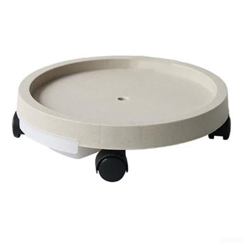 Blumentopf-Tablett mit drehbaren Rädern, perfekte Ergänzung für Heimdekoration (400 mm) von EasyByMall