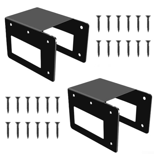 Brennholz-Halterungs-Set, strapazierfähig, verstellbares Design, mühelose Installation für einfache Einrichtung von EasyByMall