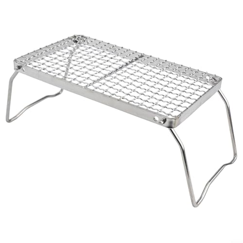 Camping und Wandern BBQ Grill Leichter Edelstahl Faltbares Design (S) von EasyByMall