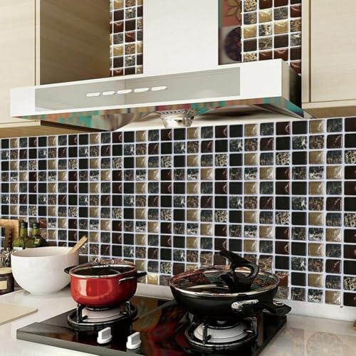 Creative Design Solution MSC075 PVC-Mosaikfliesen, 10 Stück von EasyByMall