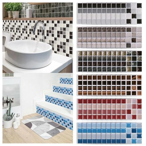 Creative Design Solution MSC076 PVC-Mosaikfliesen, 10 Stück von EasyByMall