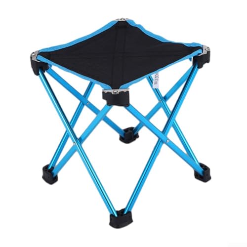 EasyByMall Leichter Campinghocker, kompakter faltbarer Stuhl für Strand und Garten (Bue) von EasyByMall