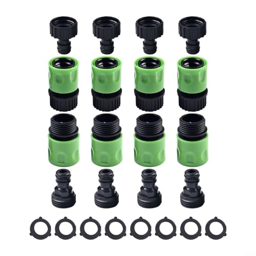 Effizientes Gartengeräte Gartenschlauch Schnellverbinder Set mit verschiedenen Adaptern und Gummidichtungen für Leckverbindungen Effizientes Gartengeräte Gartenschlauch Schnellverbinder Set mit verschiedenen Adaptern und Gummidichtungen für Leckverbindungen von EasyByMall