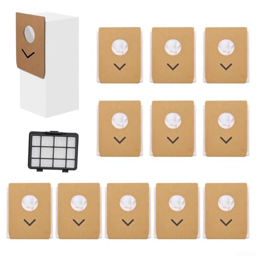 Ersatz-Staubsaugerbeutel + Filter für EUREKA NEC490BL Akku-Staubsauger, perfekt zur Staubkontrolle Ersatz-Staubsaugerbeutel + Filter für EUREKA NEC490BL Akku-Staubsauger, perfekt zur Staubkontrolle von EasyByMall