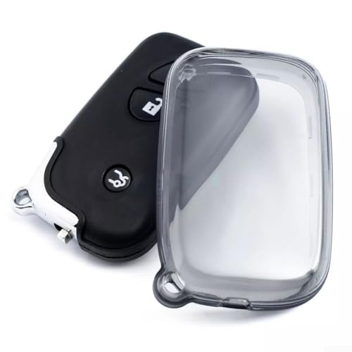 Für Smart Key Holder Hülle für Lexus mit Material Unterstützung 2 3 4 Tasten in Transparent Schwarz Für Smart Key Holder Hülle für Lexus mit Material Unterstützung 2 3 4 Tasten in Transparent Schwarz von EasyByMall