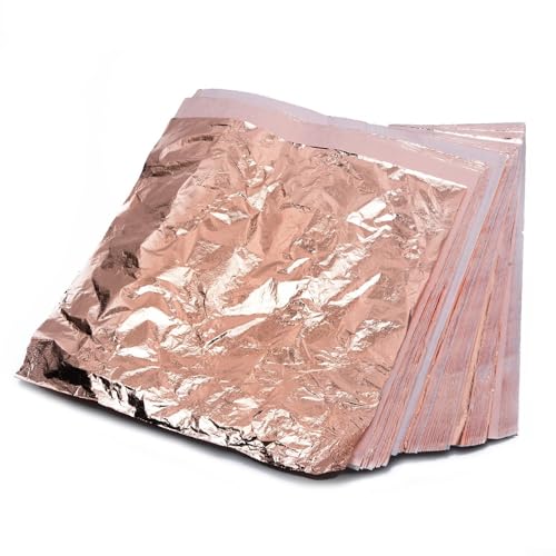 Gilt Delight Deko-Papier, ideal für Bastelarbeiten, 100 Blatt (Kupfer) von EasyByMall