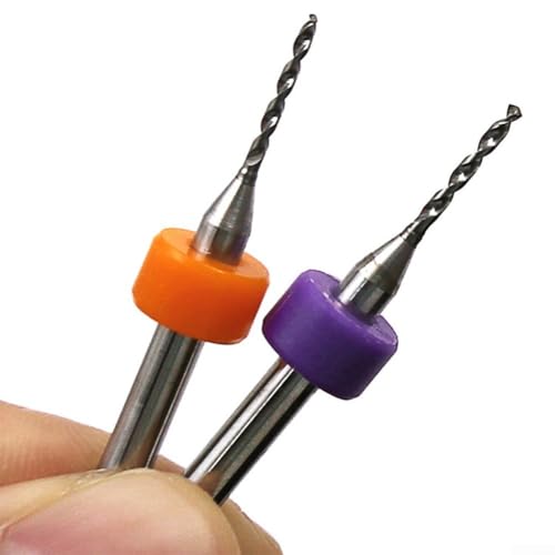 Hartmetall-Mini-Bohrer-Set, 10-teilig, Schnittdurchmesser 0 1 1 2 mm, geeignet für Präzisionsarbeiten an Leiterplatten und Metall Hartmetall-Mini-Bohrer-Set, 10-teilig, Schnittdurchmesser 0 1 1 2 mm, geeignet für Präzisionsarbeiten an Leiterplatten und Metall von EasyByMall