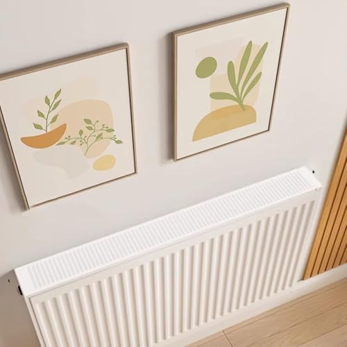 Heizkörperabdeckung, Heizkörper-Staubschutz, dekoratives Heizungspad mit eingebautem Magnet, Schrankheizungsabdeckungen für Wohnzimmer, Flur, Möbel (100 cm) von EasyByMall