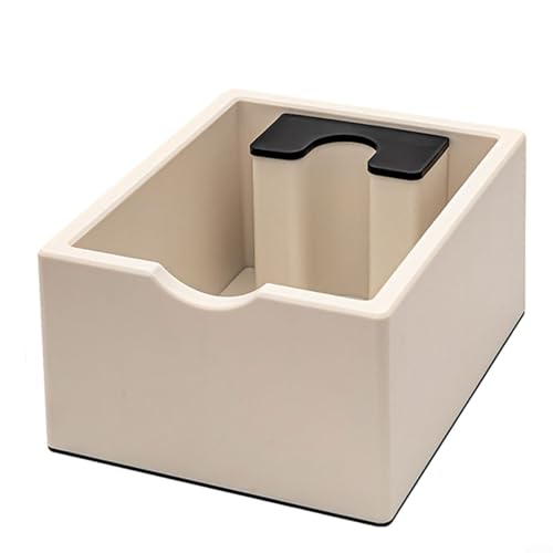 Kaffeesatz-Mülleimer mit eingebettetem Design erleichtert die schnelle und einfache Reinigung des Kaffees (weiß) von EasyByMall