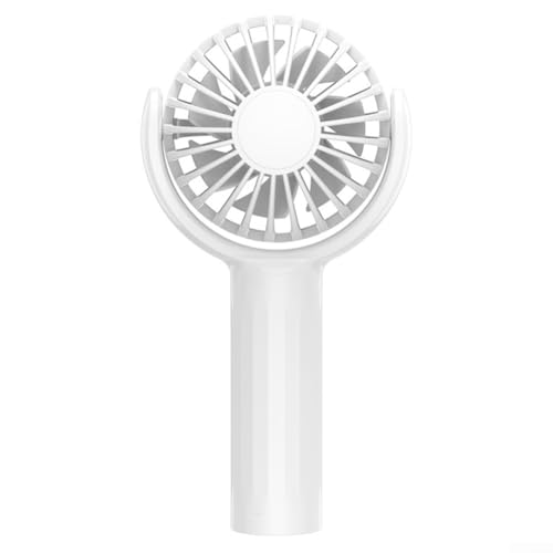 Kompakter USB-Mini-Ventilator für effiziente Kühlung überall mit drei Geschwindigkeitseinstellungen (weiß) von EasyByMall