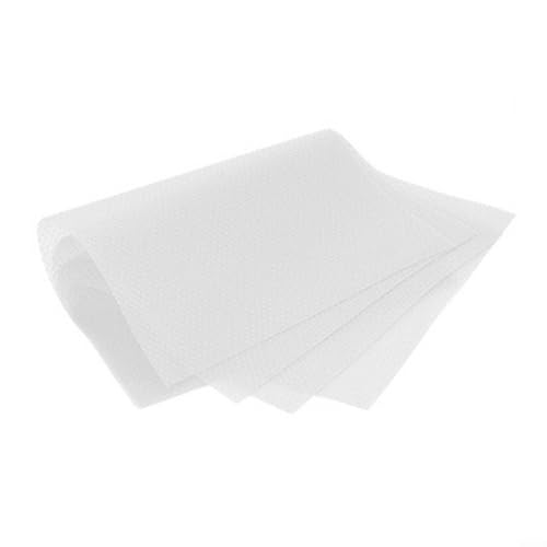 Kühlschrank-Pads für Regale, waschbare Einlagen, um Verschütten und Schmutz zu verhindern (transparent weiß) von EasyByMall