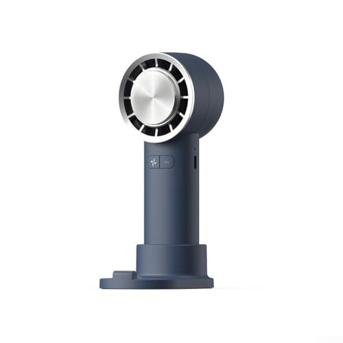 Kühlt sich sofort ab mit Turbo-Lüfterleistung, tragbarer kleiner Ventilator mit einstellbaren Windgeschwindigkeiten (weiß) von EasyByMall