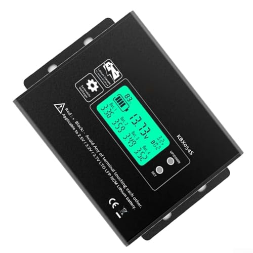 LCD-Batterie-Equalizer, 10 x 8 x 3 cm, Aluminiumlegierung, Verbindungsspannung Active Balancer KBX054S Akku Balancer 4S 2,5 V/3,2 V/3,7 V Anschlussspannung von EasyByMall