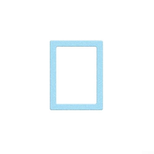 Magnetische Fotohalter für Kühlschrank, einfaches und müheloses Wechseln von Fotos (15,2 cm blau) von EasyByMall