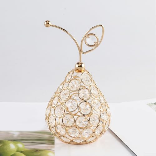 Markantes 3D für Kristallfrucht Ornament für Tisch und Regal Dekoration (Birne) von EasyByMall