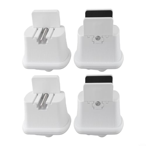Möbelfüße, Erhöhungspads mit 360-Grad-Drehung zum Umordnen, Weiß Möbelfüße, Erhöhungspads mit 360-Grad-Drehung zum Umordnen, Weiß von EasyByMall