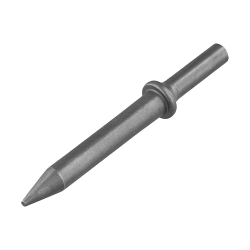 Multifunktionale Schaufelspitzen aus Stahl, kompatibel mit Drucklufthämmern, spitz, flach, gekerbt, V-Typ und Halbmond-Varianten (A) von EasyByMall