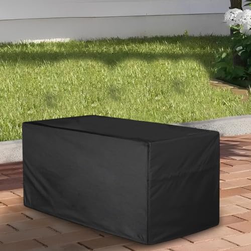 Outdoor Storage Bench Protector, Deck Box Cover, Outside Storage Bench Deck Boxes Waterproof Covers For Patio (123 * 62 * 55cm) von EasyByMall