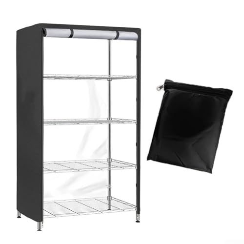 Oxford Cloth Storage Rack Cover, Waterproof Shelf Cover Three-way Zipper Design For Sheds, Outdoor Areas For Tool Storage von EasyByMall