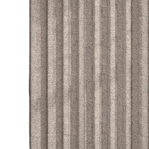 Pflegeleichter Duschvorhang aus gewebtem Polyester, perfekt für den regelmäßigen Gebrauch in jeder Badewanne (Khaki) von EasyByMall