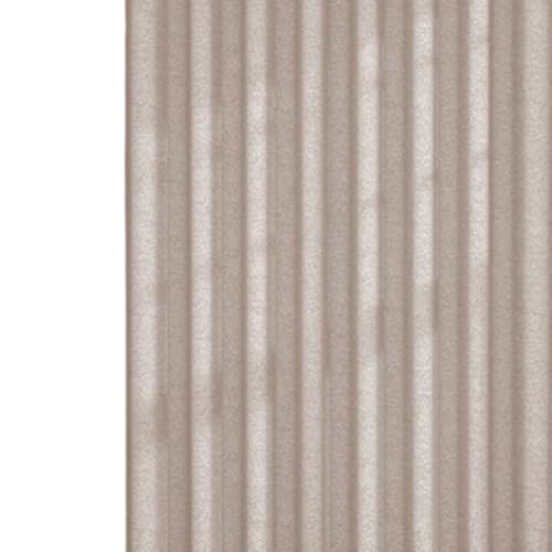 Pflegeleichter Duschvorhang aus gewebtem Polyester, perfekt für den regelmäßigen Gebrauch in jeder Badewanne (beige) von EasyByMall