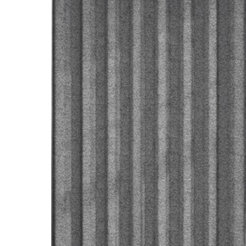 Pflegeleichter Duschvorhang aus gewebtem Polyester, perfekt für den regelmäßigen Gebrauch in jeder Badewanne (grau) von EasyByMall