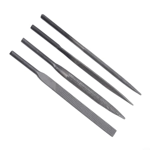 Pneumatisches Feilen-Set mit 5 wichtigen Werkzeugen, die entwickelt wurden, um eine Vielzahl von Materialien wie Glas, Holz oder Stein effektiv zu formen (halbrunde Feile) von EasyByMall