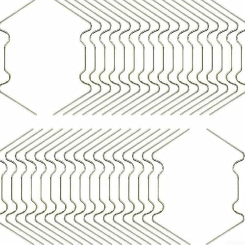 Robuste und stabile Glas-Installationsclips für Gewächshäuser, erhältlich in Packungen von 2 bis 100 Stück, um Ihren Anforderungen gerecht zu werden (100 Stück) von EasyByMall