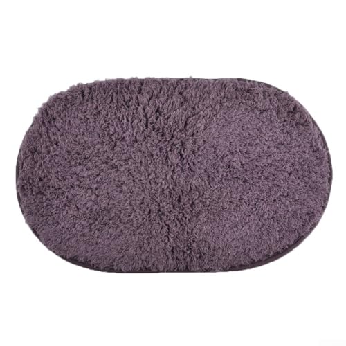 Rutschfeste Duschvorleger, bequeme Bodenmatte für verschiedene Wohnbereiche (Dunkelviolett) von EasyByMall