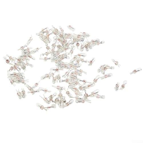 Set mit 120 klaren Mini-Glühbirnen in Warmweiß, kompatibel mit 12-V-Systemen für verschiedene Anwendungen Set mit 120 klaren Mini-Glühbirnen in Warmweiß, kompatibel mit 12-V-Systemen für verschiedene Anwendungen von EasyByMall