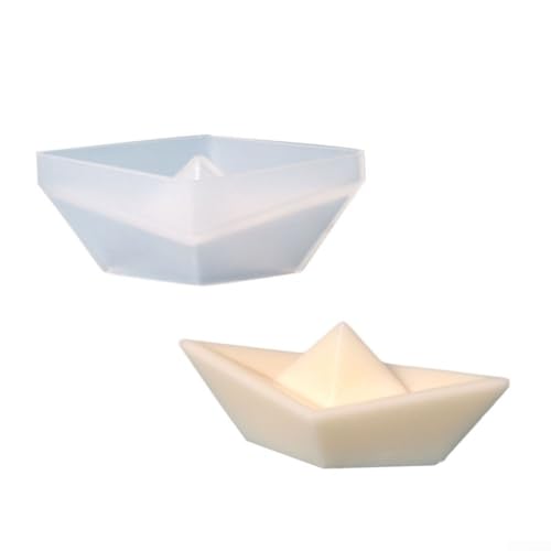 Silikon für selbstgemachte Kerzen, kreatives Papierboot-Design, perfekt für Heimdekoration und s von EasyByMall
