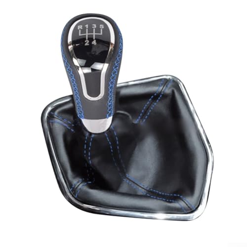 Staubschutz-Schalthebel, Leder-Schaltmanschette 2172-5109070 für Lada 2 Restyling, verschleißfest, verformt sich nicht (blaue Linie) von EasyByMall