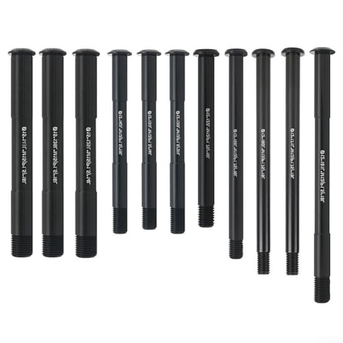 Steckachse für Fahrräder Ersatzteil, passt sowohl vorne als auch hinten, Größenoptionen 12/15 mm (Φ12 x 180 L x M12 (Φ12 x 171 L x M12 (P1,75) x 19 L) von EasyByMall