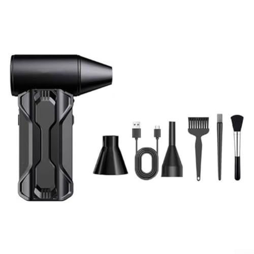 Tidy Up Anywhere Tragbarer Turbo-Ventilator (160.000 U/min) & handliches Staubwedel-Staubsaugerwerkzeug, perfekt für schnelle Reinigung von EasyByMall