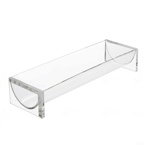 Transparentes Acryl Kekshalter Tablett Stilvolle Cracker Serviertablett für Hochzeiten und Familienfeiern (U) von EasyByMall